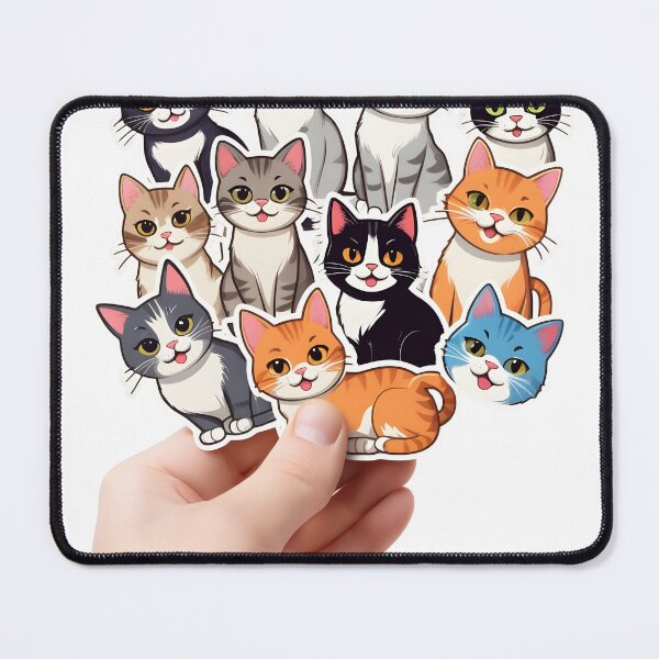 Item preview, Charming Circle of Cats: A Whimsical Feline Gathering designed and sold by RevGens.