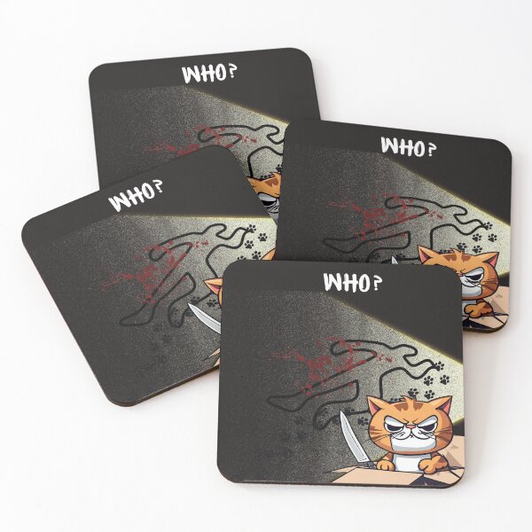 Item preview, Schrödingers cat crime scene designed and sold by t1n3333.