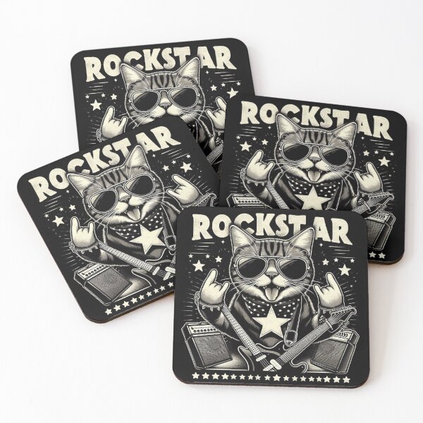 Item preview, Rockstar Cat designed and sold by Big Catsby.
