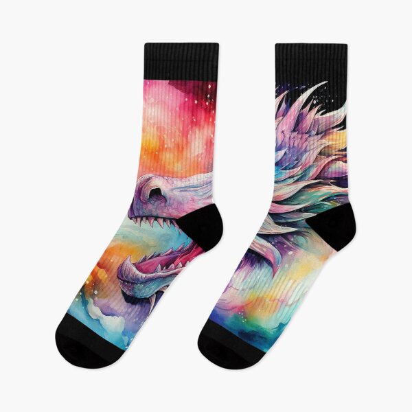 Item preview, Dark Fantasy Watercolor - Rainbow Dragon designed and sold by Fantasy Masterpiece.