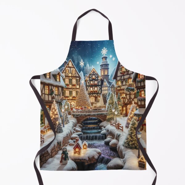 Item preview, A Snowy Christmas Wonderland in Alsace designed and sold by FriskyLemur.