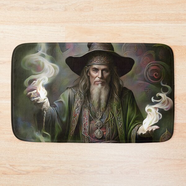 Item preview, Elderly wizard invoking spells designed and sold by cibercreations.