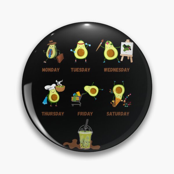 Item preview, Funny Avocado Week 7 Days of Exercise  Essential T-shirt designed and sold by MAGness.