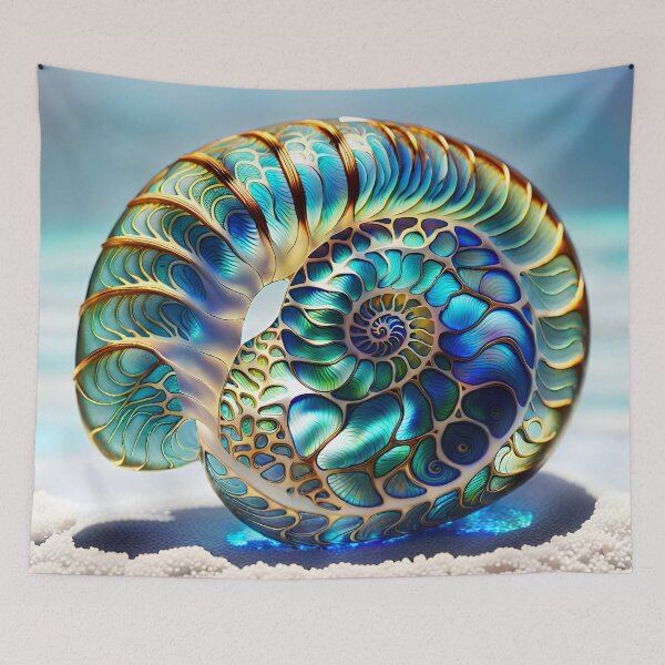 Item preview, Beautiful Nautilus Shell designed and sold by Bright-Moonrise.