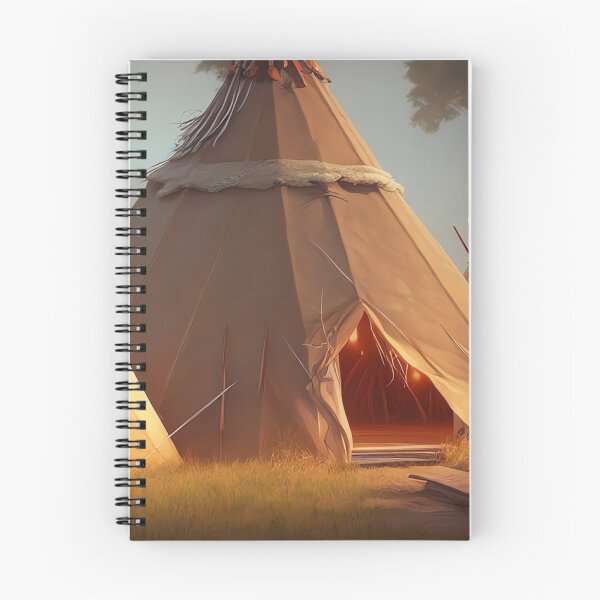 Item preview, Campamento de tipis nativos americanos - Paisaje designed and sold by Gary-Shop.