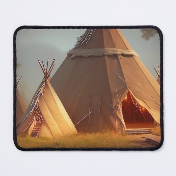 Item preview, Native American Teepee Camp - Landscape designed and sold by Gary-Shop.