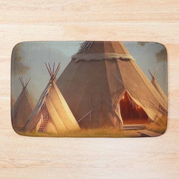Item preview, Native American Teepee Camp - Landscape designed and sold by Gary-Shop.