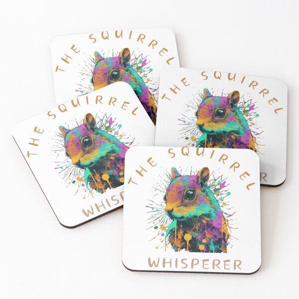 Item preview, The Squirrel Whisperer, vintage squirrel for squirrel lovers designed and sold by NaaEchDesign ⭐⭐⭐⭐⭐.