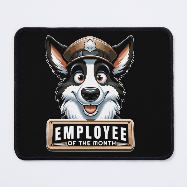 Item preview, EMPLOYEE OF THE MONTH DOG K9 FUNNY designed and sold by HYPeR-NaTUrE.