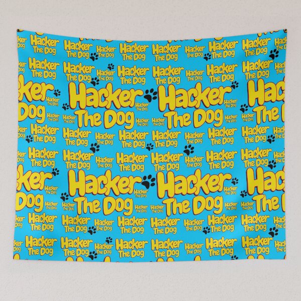 Item preview, HACKER THE DOG - logo designed and sold by Unspirations.