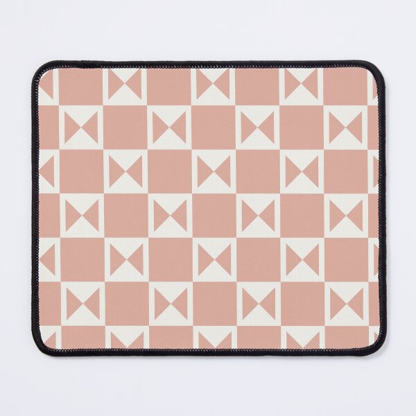 Item preview, Peach Cream Blush Pink Pastel Rose Triangle Square Scandinavian Contemporary Abstract Art Pattern designed and sold by PenguinForests.