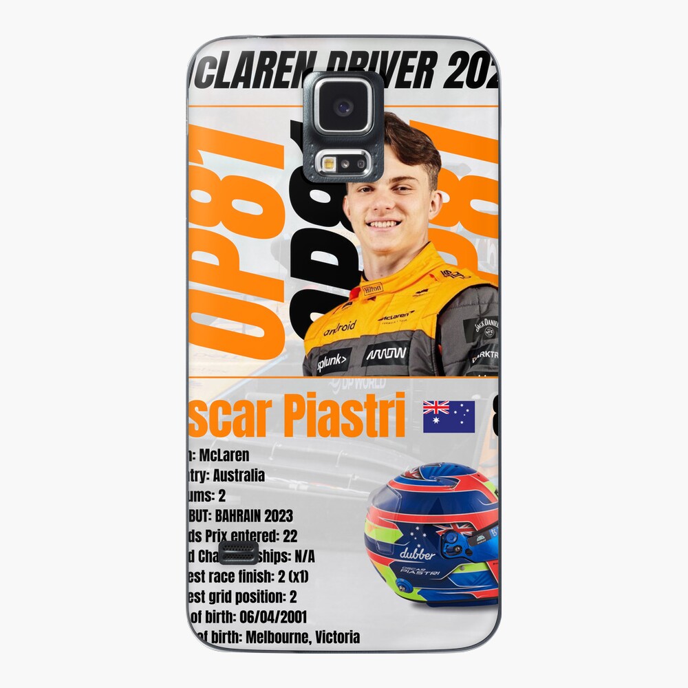 Formula One Oscar Piastri Mclaren Driver 2023 - OP81