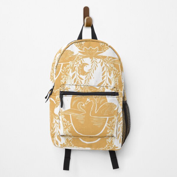 Item preview, Swans Under the Willow Tree Yellow and White designed and sold by eloulamb.