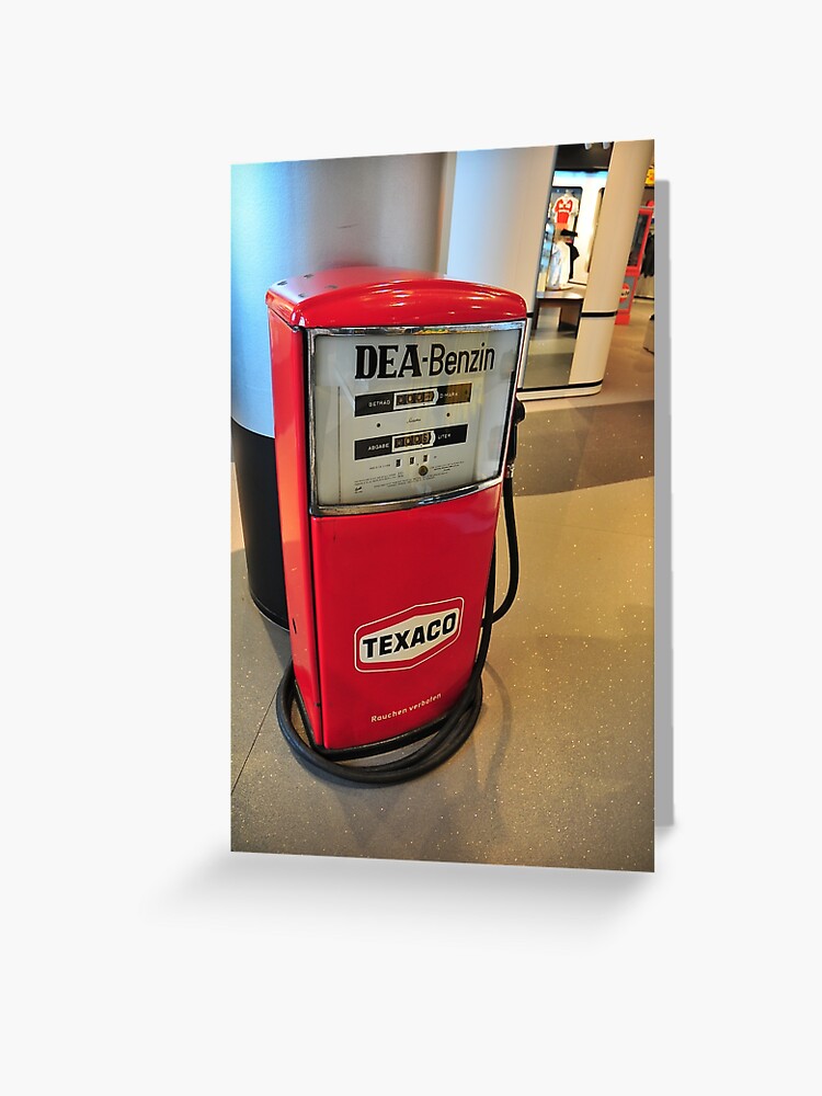 Zwembad heuvel hoop Texaco DEA Vintage Petrol Pump" Greeting Card for Sale by James-Walker |  Redbubble