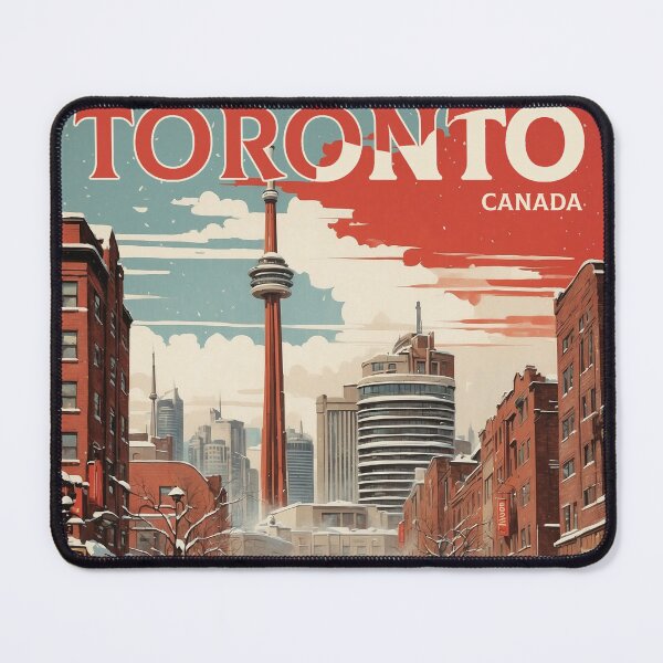 Item preview, Toronto Canada Vintage Poster Tourism designed and sold by TravelersGems.