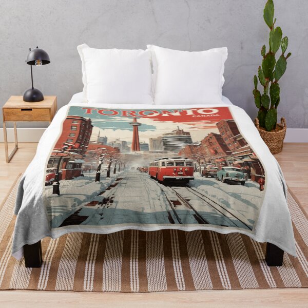 Item preview, Toronto Canada Vintage Poster Tourism designed and sold by TravelersGems.