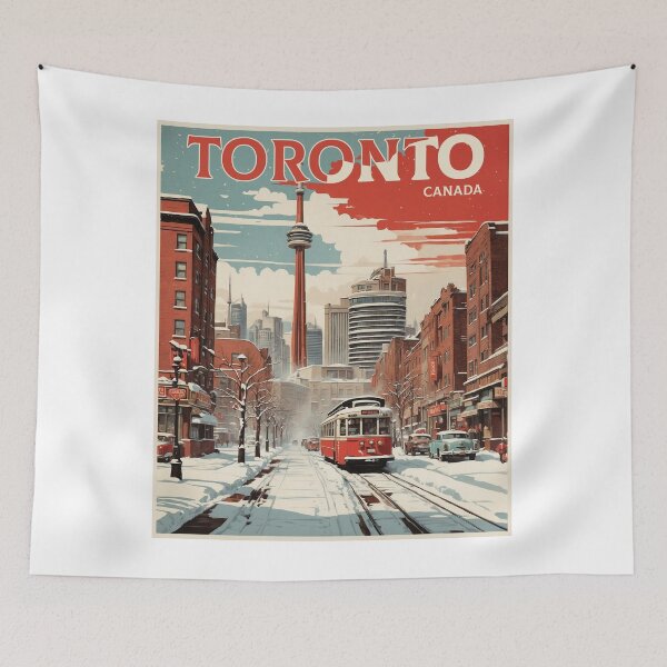 Item preview, Toronto Canada Vintage Poster Tourism designed and sold by TravelersGems.