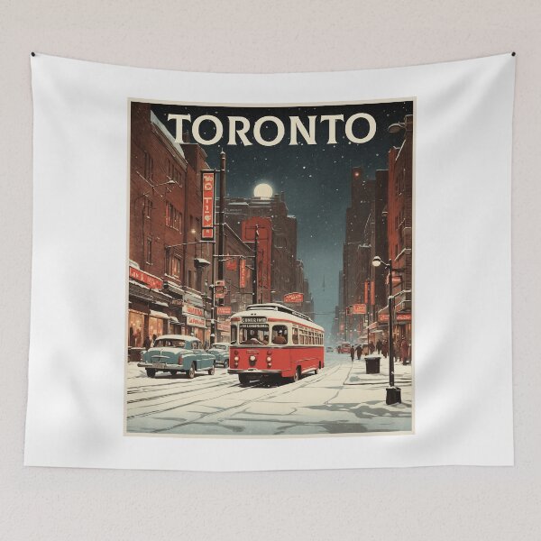Item preview, Toronto Ontario Canada Vintage Poster Tourism 2 designed and sold by TravelersGems.