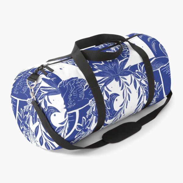 Item preview, Swans Under the Willow Tree Blue and White designed and sold by eloulamb.