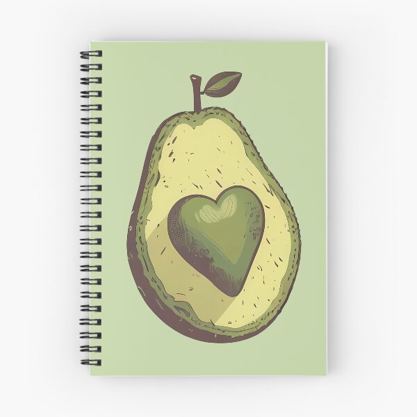 Aperçu de l'œuvre Avocat avec noyau en forme de coeur créée et vendue par randrdesign.