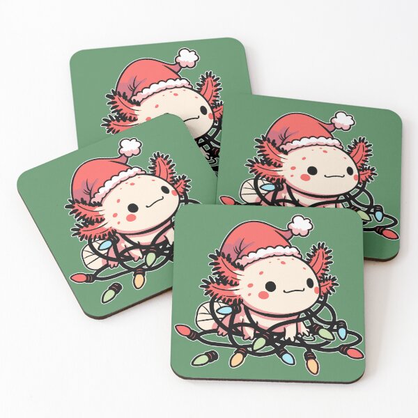 Item preview, Kawaii Axolotl Pink Axolotl Tangled Christmas Lights Xmas  designed and sold by LeChocoholic.