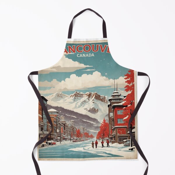 Item preview, Vancouver Canada Vintage Poster Tourism designed and sold by TravelersGems.