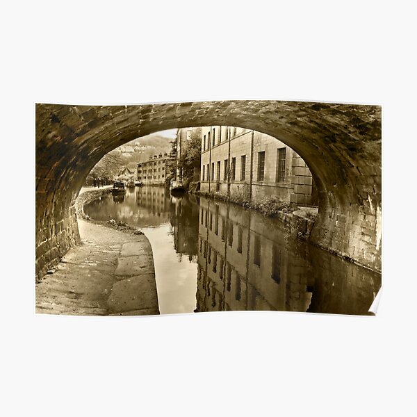 Rochdale Canal, Hebden Bridge Poster