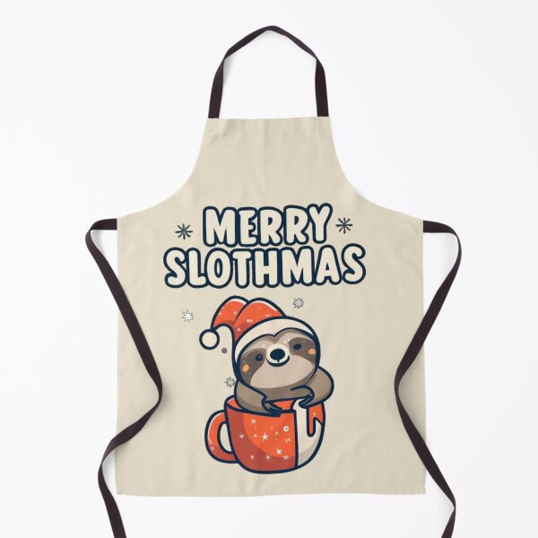 Item preview, Cute Merry Slothmas Hot Chocolate for Sloth Fanatics designed and sold by Laugh-Lines.
