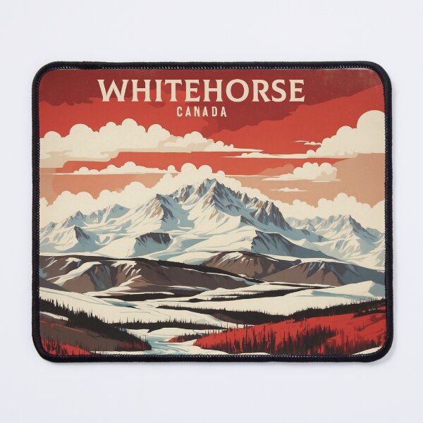 Item preview, Whitehorse Canada Vintage Poster Tourism designed and sold by TravelersGems.