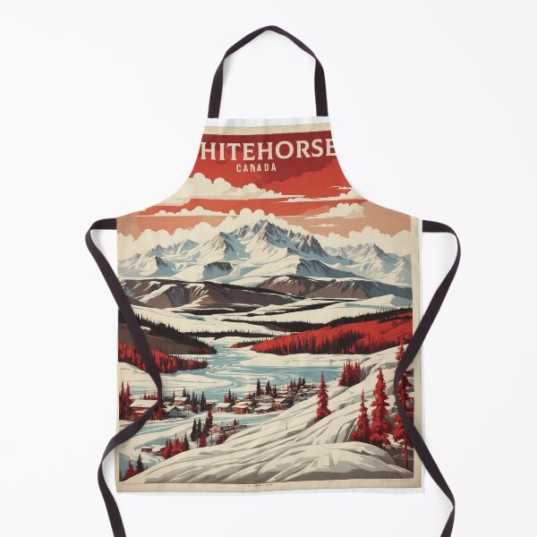 Item preview, Whitehorse Canada Vintage Poster Tourism designed and sold by TravelersGems.
