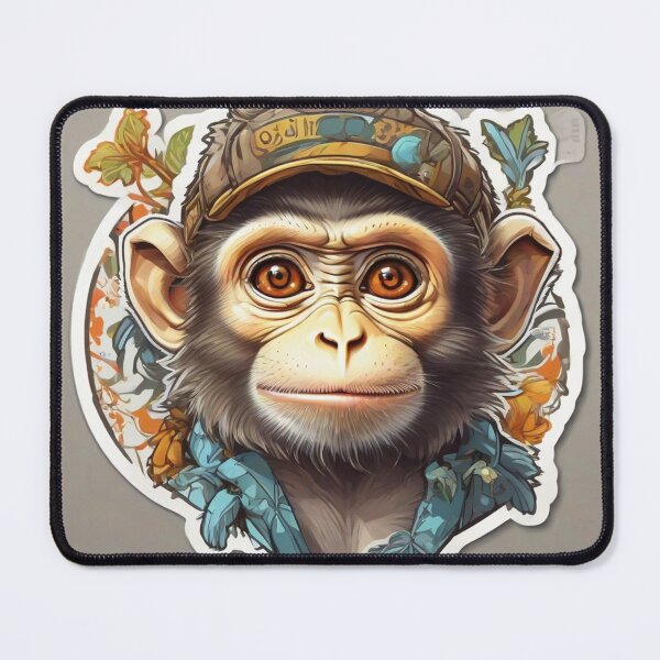 Item preview, A cute, naughty and elegant monkey designed and sold by abdelaziz0.