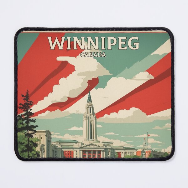Item preview, Winnipeg Canada Vintage Poster Tourism designed and sold by TravelersGems.