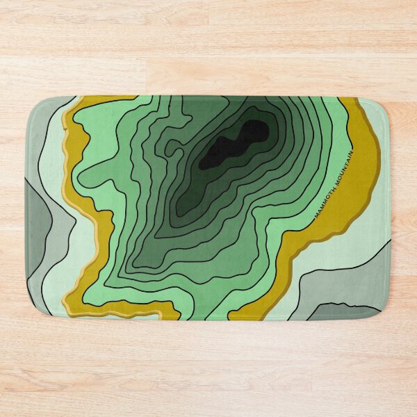 Item preview, Mammoth Mountain Topography designed and sold by nkarynne.