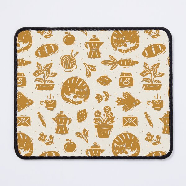 Item preview, A Simple Day - Block Print Style designed and sold by ohjessmarie.