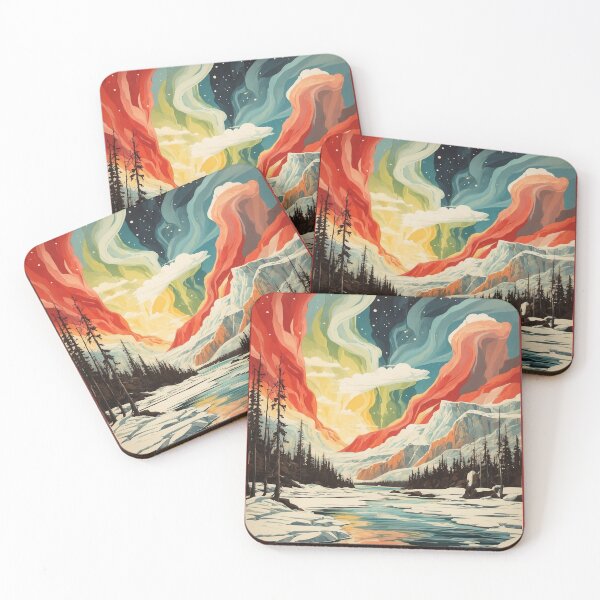 Item preview, Aurora Borealis Canada Vintage Poster Tourism designed and sold by TravelersGems.