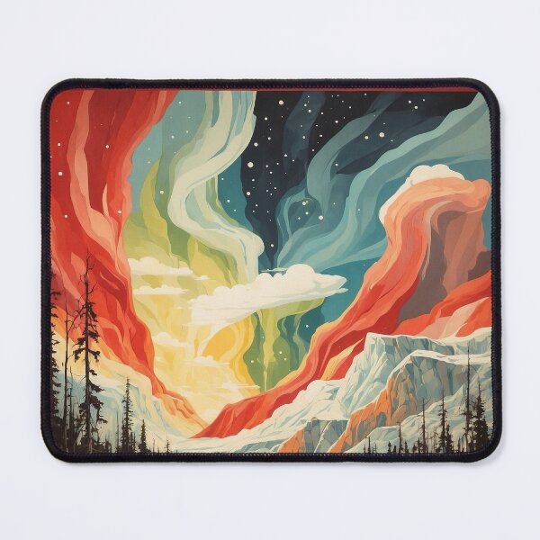 Item preview, Aurora Borealis Canada Vintage Poster Tourism designed and sold by TravelersGems.