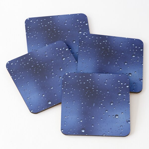 Item preview, Night time Dark Blue Raindance: Serenity Through the Window designed and sold by NeavesPhoto.