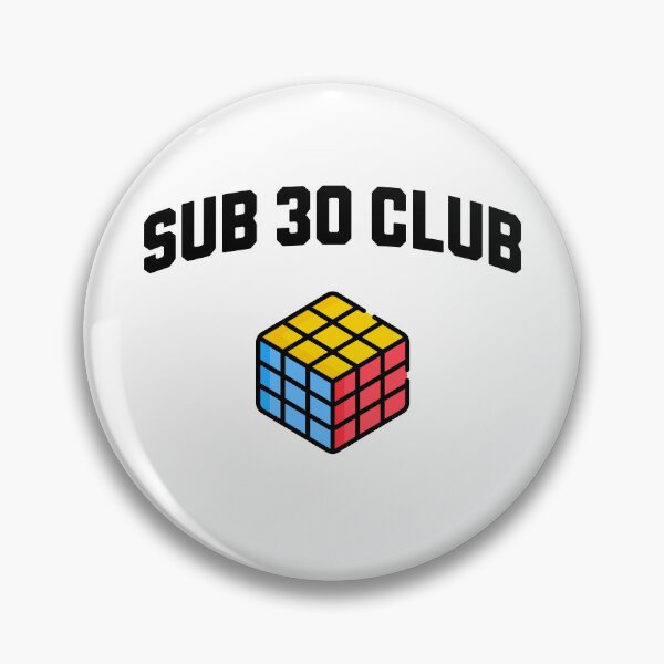 Item preview, Rubik's Cube Sub 30 Club designed and sold by Alterock Designs.