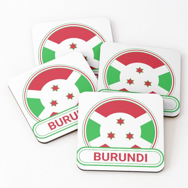 Item preview, Burundi Country Badge - Burundi Flag designed and sold by chrisrivait.