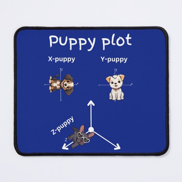 Item preview, Puppy Plot Data Graph designed and sold by t1n3333.