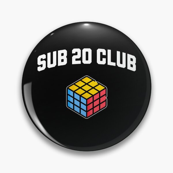 Item preview, Rubik's Cube Sub 20 Club designed and sold by Alterock Designs.