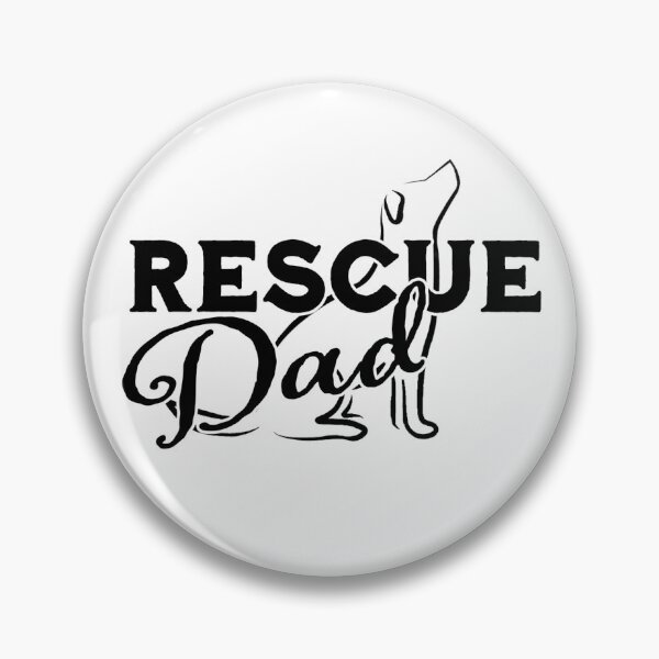 Item preview, Rescue Dad Mug and Pin designed and sold by 2GoodDoggos.