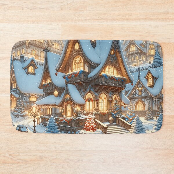 Item preview, Magical Elvish Christmas Fantasy Wonderland designed and sold by FriskyLemur.