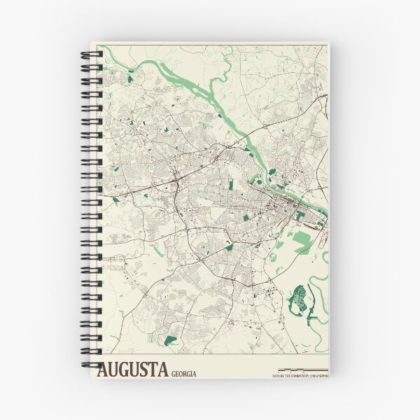 Item preview, Augusta Street Map designed and sold by mapsbymo.