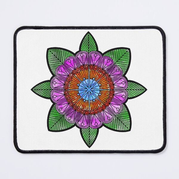 Artikelvorschau, Blumenmandala entworfen und verkauft von Black-Vulture.