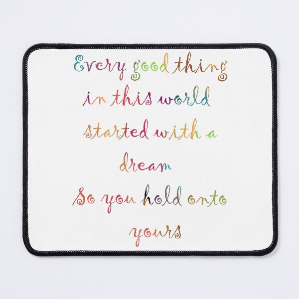Item preview, Every good thing in this world started with a dream so you hold onto yours  designed and sold by EmilysCozyCards.
