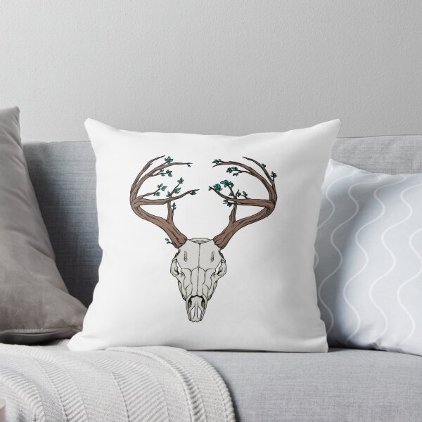 Item preview, Stag Skull designed and sold by RavenBohique.