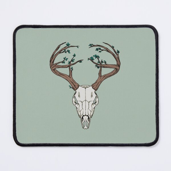 Item preview, Stag Skull designed and sold by RavenBohique.
