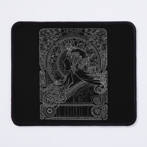 Item preview, Alphonse Mucha Zodiac White Neon designed and sold by lachataigne.