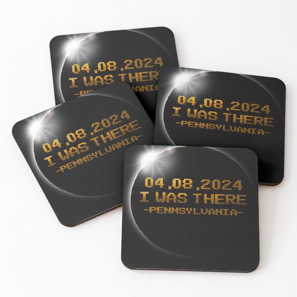Item preview, Total Solar Eclipse April 8th 2024 State of Pennsylvania designed and sold by Nerd Shizzle.